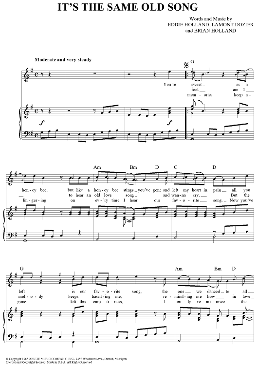 It's the Same Old Song