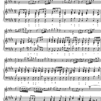 Alla Siciliana E Major - Score