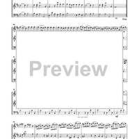 Hornpipe from Water Music - Score