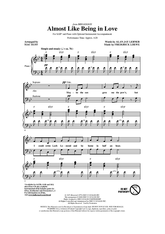 Almost Like Being In Love