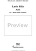 Recitative and Aria: Dalla sponda tenebrosa, No. 4 from "Lucio Silla", Act 1 - Full Score