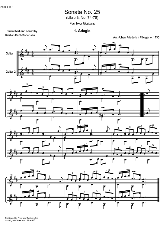 Sonata No.25 Libro  3 No. 74-78