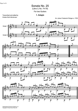 Sonata No.25 Libro  3 No. 74-78
