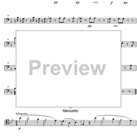 String Trio Bb Major D581A - Cello