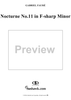 Nocturne No. 11 in F Sharp Minor, Op. 104, No. 1