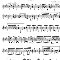 Sonata A Major - Guitar