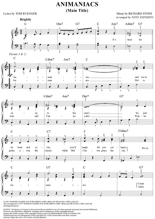 Animaniacs  (Main Title)