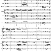 Instrumentalbegleitung und bezifferte Orgelstimme zur Motette "Der Geist hilft unsrer Schwachheit auf," BWV226