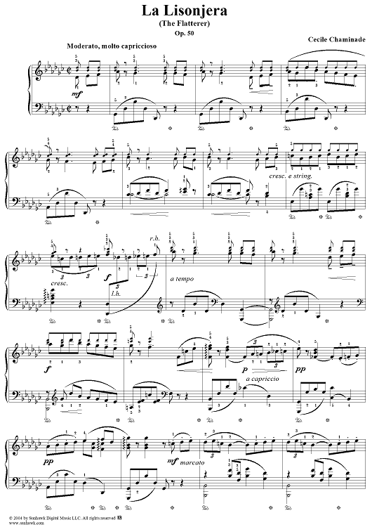 La Lisonjera, Op. 50