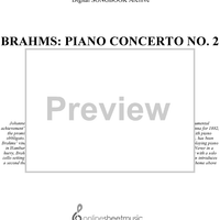 Brahms: Piano Concerto No 2 - Third Movement-Opening Theme