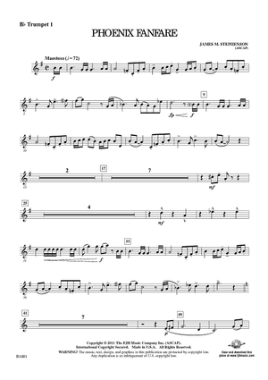 Phoenix Fanfare - Bb Trumpet 1