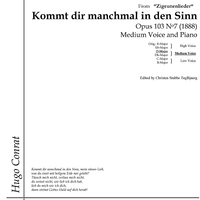 Kommt dir manchmal in den Sinn Op.103 No. 7
