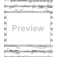 Concerto No. 1 for Organ and Brass Quintet - Trumpet 1 in C