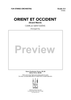 Orient et Occident (Grand March) - Score