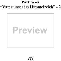 Partita on "Vater unser im Himmelreich" - 2