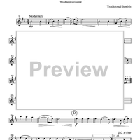 Yedid Nefesh - Wedding processional - Part 1 Flute, Oboe or Violin