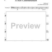 A New Commandment - Trombone 3
