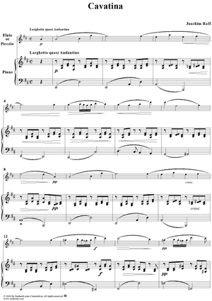 Cavatina - Score