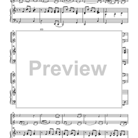 Hymns from "The Southern Harmony" for 2 Violins and Piano - Piano