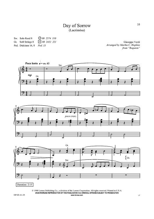 Day of Sorrow (Lacrimósa)