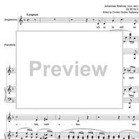 Feldeinsamkeit Op.86 No. 2