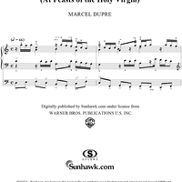 Hail, Star of the Sea, from Sixteen Chorales "Le Tombeau de Titelouze", Op. 38, No. 11