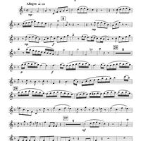 Concerto in E-flat - Clarinet 1
