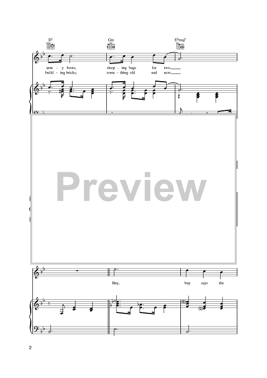 Junk" Sheet Music by Paul McCartney for Piano/Vocal/Chords Sheet