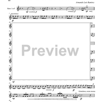 Fanfare for Brass and Percussion - Horn 1 in F