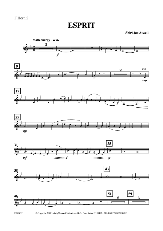 Esprit - Horn 2 in F