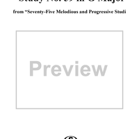 Study No. 59 in G Major