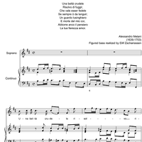 Una beltà crudele - Score