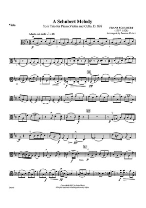 A Schubert Melody - Viola