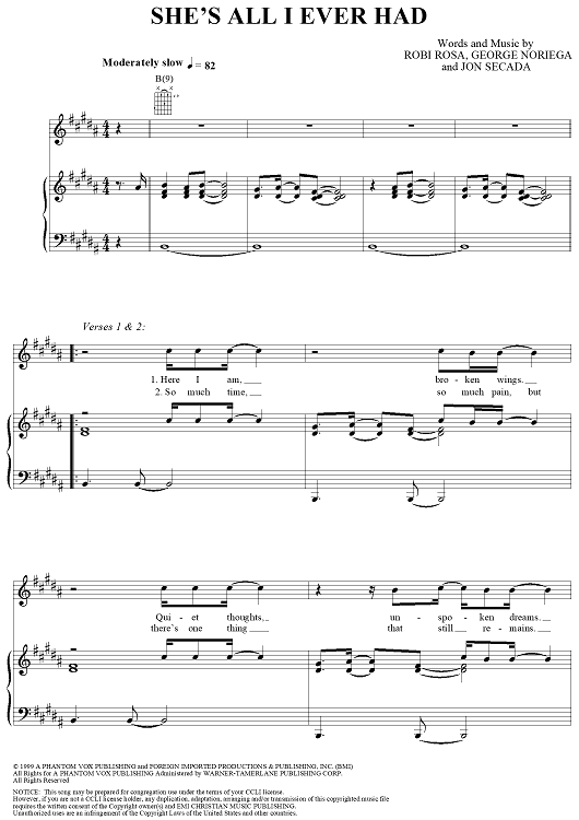 She's All I Ever Had