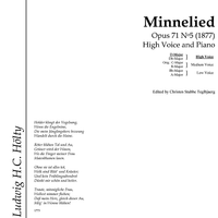Minnelied Op.71 No. 5