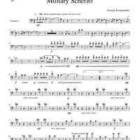 Military Scherzo - Trombone 1 (opt. F Horn)