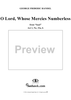 Saul Oratorio, Act 1, no.32a, b.: O Lord, Whose Mercies Numberless, Air