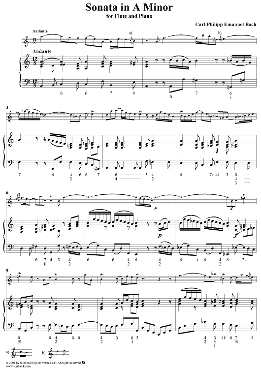 Sonata in A Minor - Piano