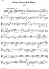 String Quartet in E Minor, Op. 83 - Violin 2