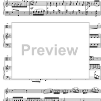 Concerto D Major Op. 1 - Score