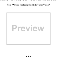 Alas! Tarry but One Half Hour