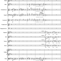 Mass in C Major, No. 4: Sanctus - Full Score