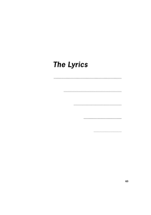 Michael Nesmith - The Lyrics