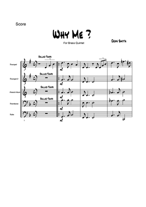 Why Me? - Score