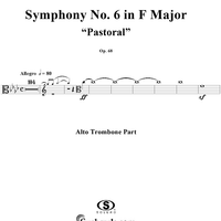 Symphony No. 6 in F Major, "Pastoral" - Alto Trombone