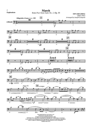 March (from Peer Gynt Suite No. 2) - Euphonium BC