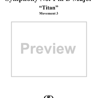Symphony No. 1 in D Major, "Titan", Movement 3