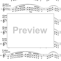 Minor Scales with Arpeggio - F Instruments