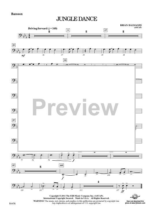 Jungle Dance - Bassoon