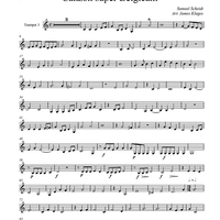 Canzon super Belgicam - Trumpet 3